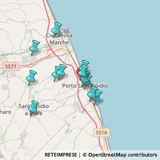 Mappa Via Isola D'Elba, 63821 Porto Sant'Elpidio FM, Italia (3.15)