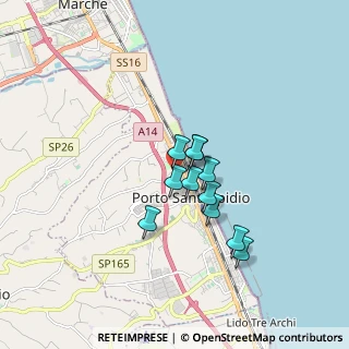 Mappa Via Vittorio Alfieri, 63821 Porto Sant'Elpidio FM, Italia (1.21455)