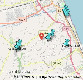 Mappa Via Giuseppe Ungaretti, 63811 Sant'Elpidio a Mare FM, Italia (2.24091)