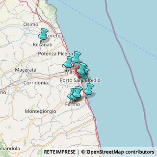 Mappa Via Libia, 63018 Porto Sant'Elpidio FM, Italia (8.58182)