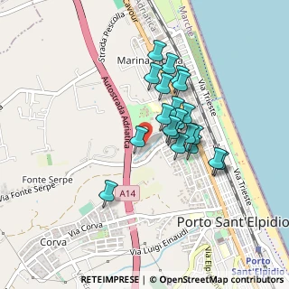 Mappa Via Libia, 63018 Porto Sant'Elpidio FM, Italia (0.358)