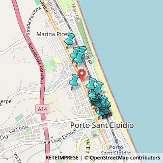 Mappa Via Francesco Petrarca, 63821 Porto Sant'Elpidio FM, Italia (0.4)