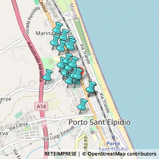 Mappa Via Basilicata, 63821 Porto Sant'Elpidio FM, Italia (0.324)