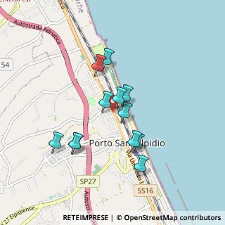 Mappa Via Francesco Petrarca, 63821 Porto Sant'Elpidio FM, Italia (0.78083)