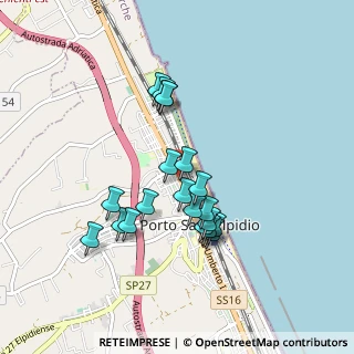 Mappa Via Basilicata, 63821 Porto Sant'Elpidio FM, Italia (0.8015)
