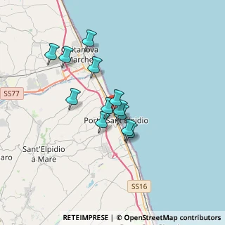 Mappa Via Francesco Petrarca, 63821 Porto Sant'Elpidio FM, Italia (2.7775)