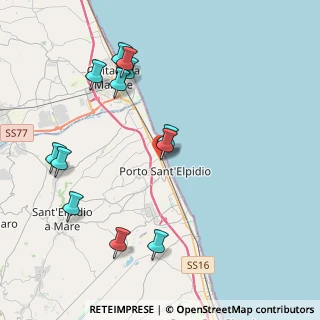 Mappa Via Francesco Petrarca, 63821 Porto Sant'Elpidio FM, Italia (4.57083)