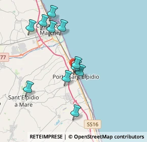 Mappa Via Basilicata, 63821 Porto Sant'Elpidio FM, Italia (3.81182)