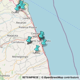Mappa Via Francesco Petrarca, 63821 Porto Sant'Elpidio FM, Italia (16.78615)