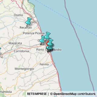 Mappa Via Francesco Petrarca, 63821 Porto Sant'Elpidio FM, Italia (21.59462)