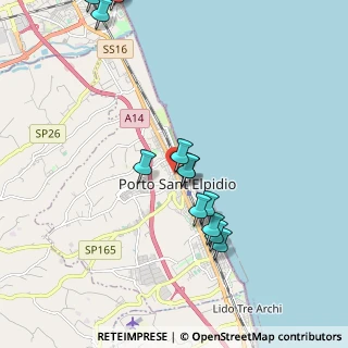 Mappa Via Monte Rosa, 63821 Porto Sant'Elpidio FM, Italia (2.56733)