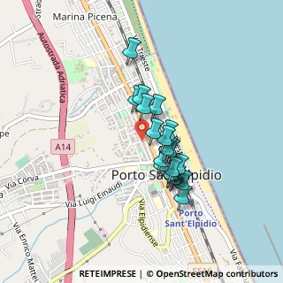 Mappa Via Bolzano, 63821 Porto Sant'Elpidio FM, Italia (0.3335)