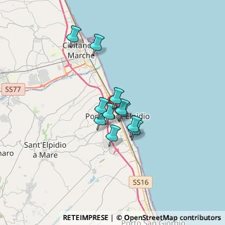 Mappa Via Monte Amiata, 63821 Porto Sant'Elpidio FM, Italia (2.27818)