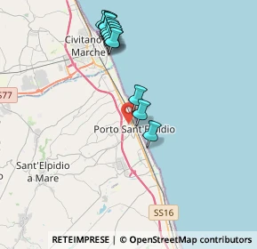 Mappa Via Monte Amiata, 63821 Porto Sant'Elpidio FM, Italia (4.16308)