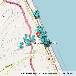 Mappa Via Monte Amiata, 63821 Porto Sant'Elpidio FM, Italia (0.702)