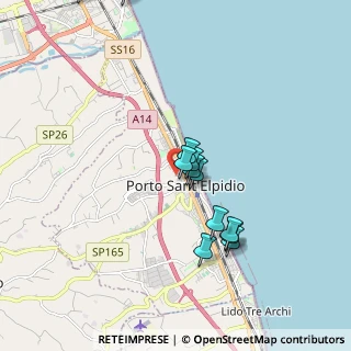 Mappa Via Monte Amiata, 63821 Porto Sant'Elpidio FM, Italia (1.87417)