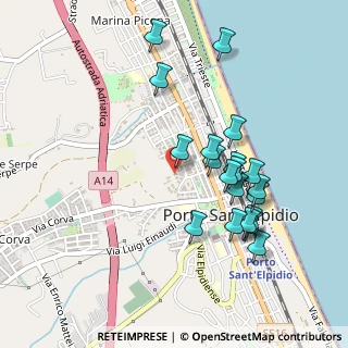 Mappa Via Monte Amiata, 63821 Porto Sant'Elpidio FM, Italia (0.4835)
