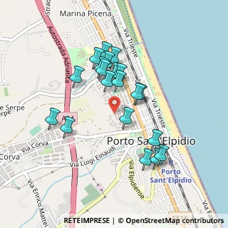 Mappa Via Monte Amiata, 63821 Porto Sant'Elpidio FM, Italia (0.418)