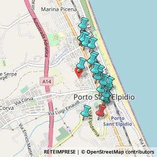 Mappa Via Monte Amiata, 63821 Porto Sant'Elpidio FM, Italia (0.4045)