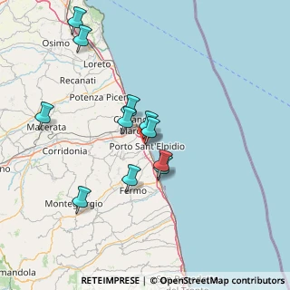 Mappa Via Monte Amiata, 63821 Porto Sant'Elpidio FM, Italia (14.22636)