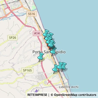 Mappa Via Umberto I - ang. Via Monte Rosa, 63821 Porto Sant'Elpidio FM, Italia (0.9975)