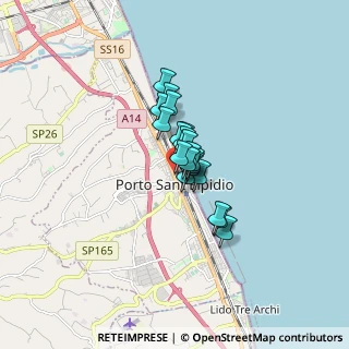 Mappa Via Umberto I - ang. Via Monte Rosa, 63821 Porto Sant'Elpidio FM, Italia (0.866)