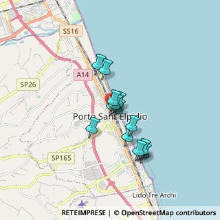 Mappa Via Nazario Sauro, 63821 Porto Sant'Elpidio FM, Italia (1.28357)