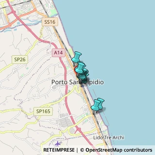 Mappa Via Nazario Sauro, 63821 Porto Sant'Elpidio FM, Italia (0.70182)