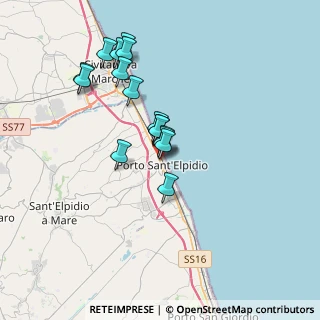 Mappa Via Nazario Sauro, 63821 Porto Sant'Elpidio FM, Italia (3.16688)