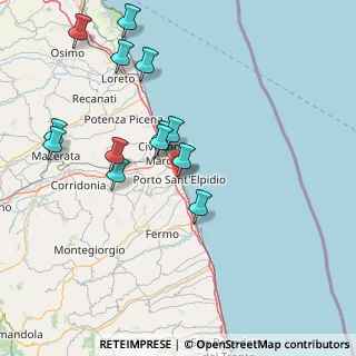 Mappa Via Nazario Sauro, 63821 Porto Sant'Elpidio FM, Italia (16.44385)