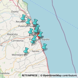 Mappa Via Nazionale, 63821 Porto Sant'Elpidio FM, Italia (10.41077)