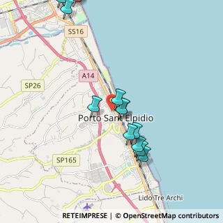 Mappa Via Nazionale, 63821 Porto Sant'Elpidio FM, Italia (2.574)