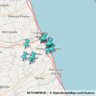 Mappa Via Nazionale, 63821 Porto Sant'Elpidio FM, Italia (4.23917)