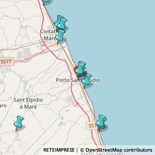 Mappa Via Principe Umberto, 63821 Porto Sant'Elpidio FM, Italia (4.60167)