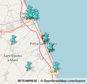 Mappa Umberto I, 63821 Porto Sant'Elpidio FM, Italia (4.03077)