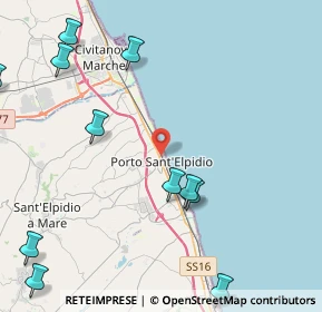 Mappa Via Principe Umberto, 63821 Porto Sant'Elpidio FM, Italia (5.96636)