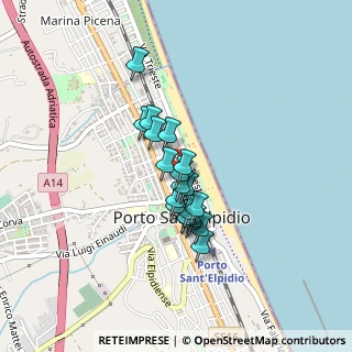 Mappa Umberto I, 63821 Porto Sant'Elpidio FM, Italia (0.3035)