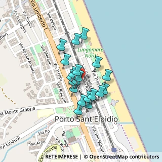 Mappa Via Principe Umberto, 63821 Porto Sant'Elpidio FM, Italia (0.153)