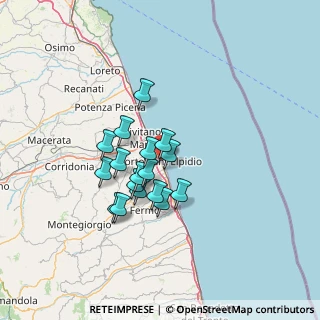 Mappa Via Principe Umberto, 63821 Porto Sant'Elpidio FM, Italia (10.49647)