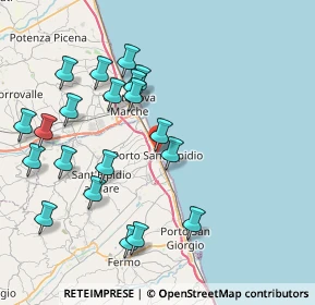 Mappa Via Principe Umberto, 63821 Porto Sant'Elpidio FM, Italia (8.839)