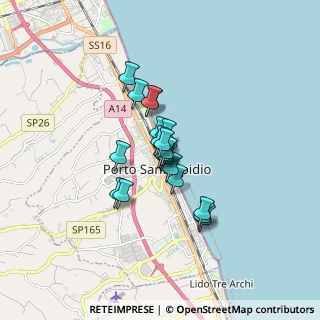 Mappa Via Principe Umberto, 63821 Porto Sant'Elpidio FM, Italia (1.0785)