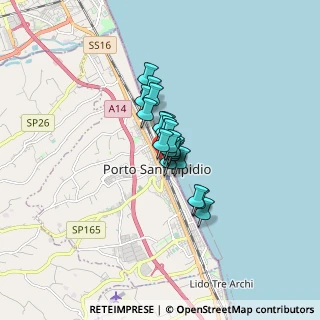 Mappa Via Principe Umberto, 63821 Porto Sant'Elpidio FM, Italia (0.8455)