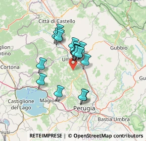 Mappa Vocabolo Passiano di Montecorona - Località Galera, 06019 Perugia PG, Italia (9.75632)