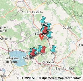 Mappa Vocabolo Passiano di Montecorona - Località Galera, 06019 Perugia PG, Italia (8.9105)