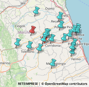 Mappa Via Gandhi, 62100 Sforzacosta MC, Italia (14.973)