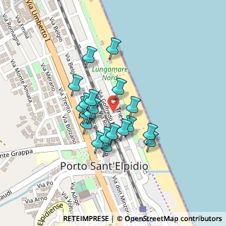 Mappa Via Miramare, 63821 Porto Sant'Elpidio FM, Italia (0.175)