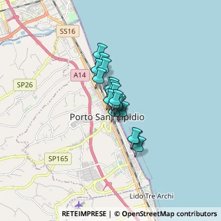 Mappa Via Miramare, 63821 Porto Sant'Elpidio FM, Italia (0.836)