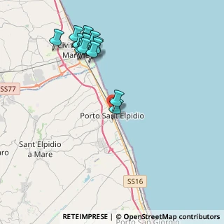 Mappa Via Miramare, 63821 Porto Sant'Elpidio FM, Italia (4.46857)