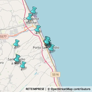 Mappa Via Miramare, 63821 Porto Sant'Elpidio FM, Italia (3.42692)
