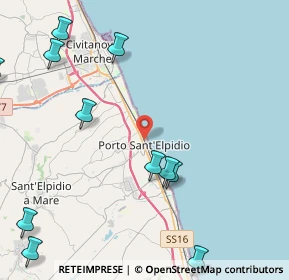 Mappa Via Miramare, 63821 Porto Sant'Elpidio FM, Italia (5.99636)